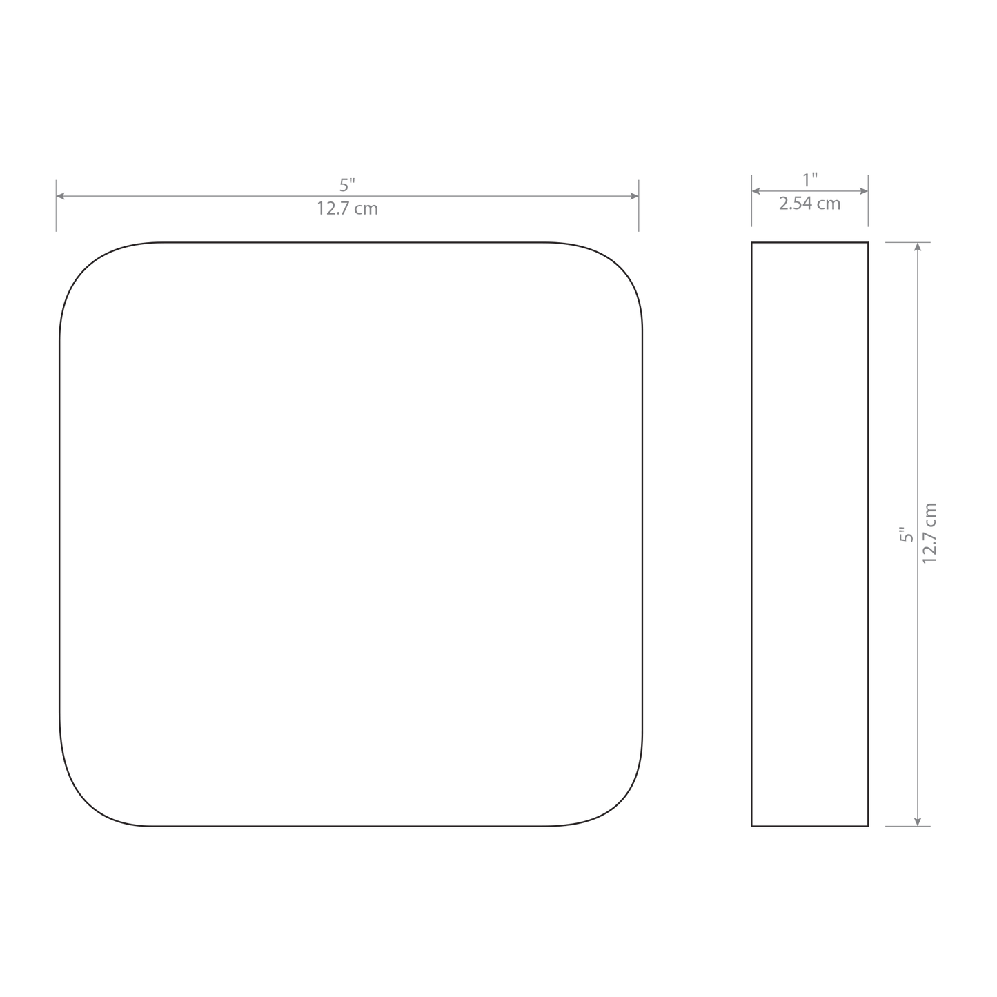 Acrylic Square Award - blank