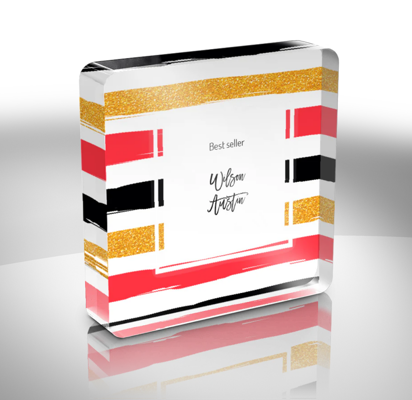 Acrylic Square Award - Ballerina