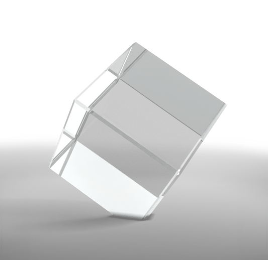 Crystal Jewel Cut Cube Award - medium- blank