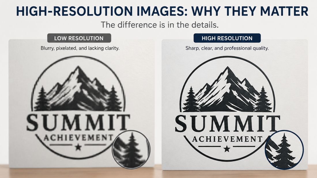 High-Resolution Images: Why They Matter and How to Find the Best Artwork for Your Custom Awards