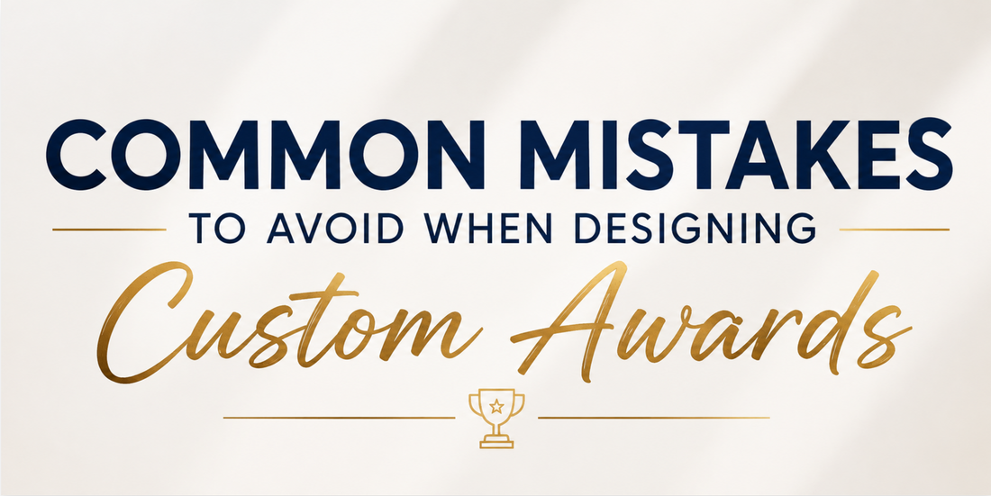 Common Mistakes to Avoid When Designing Custom Awards