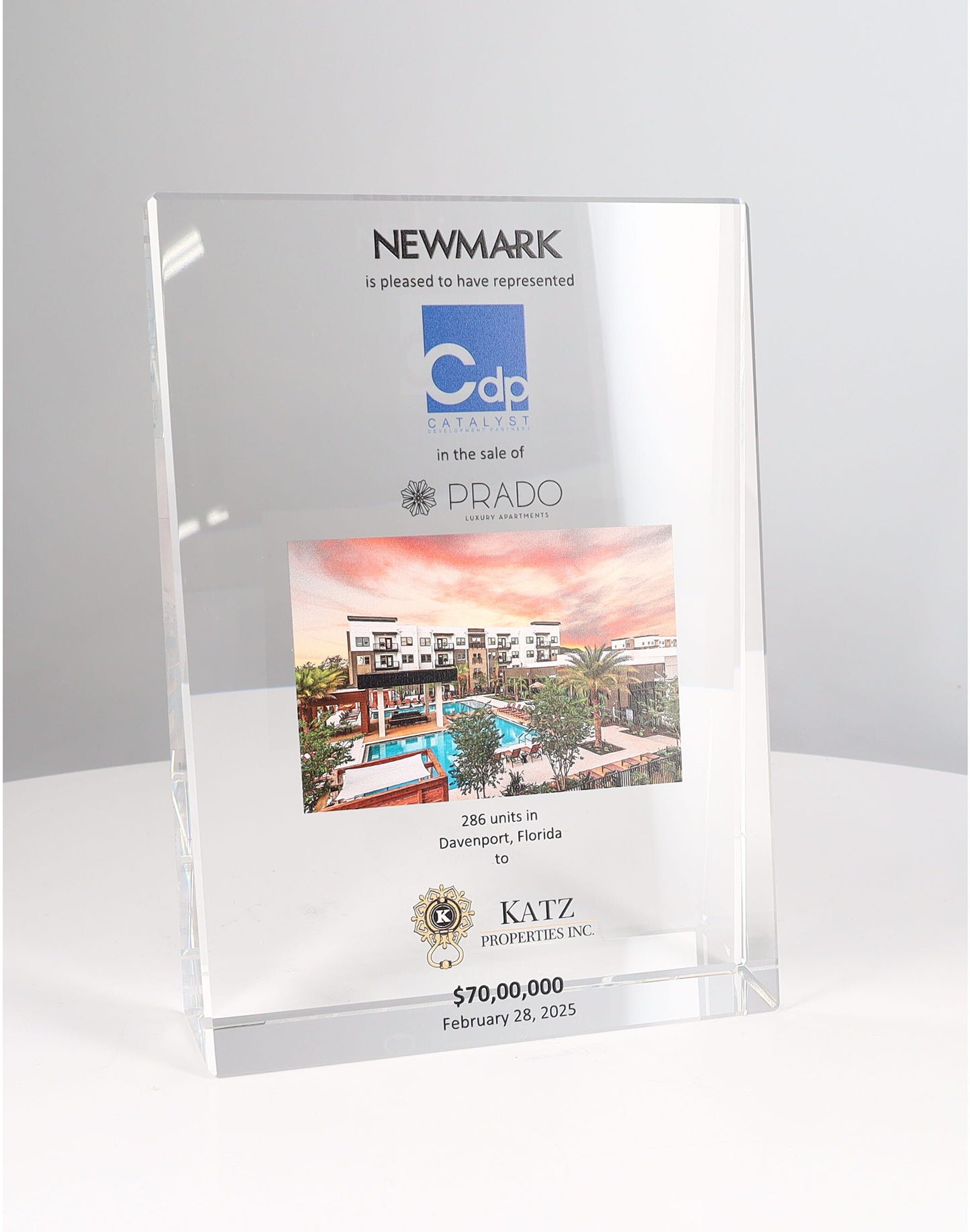 PAGE PRODUIT TEST | Trophée vertical en cristal (Copie)