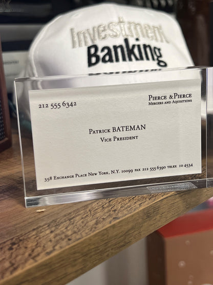 Custom Business Card Lucite