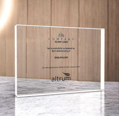 Copenhagen Horizontal Rectangle Award (Deal Toy)