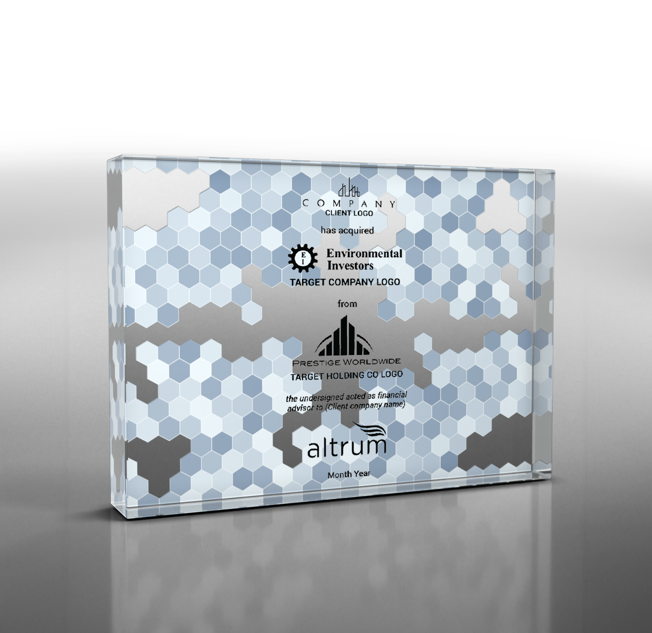 Copenhagen Horizontal Rectangle Award (Deal Toy)