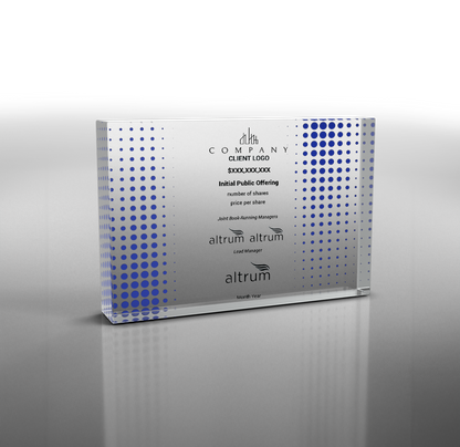 Munich Horizontal Block Award (Deal Toy)