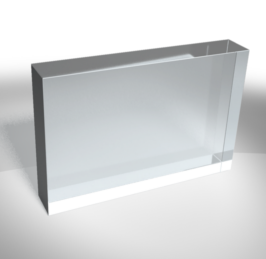 Horizontal Acrylic Rectangle Award - blank