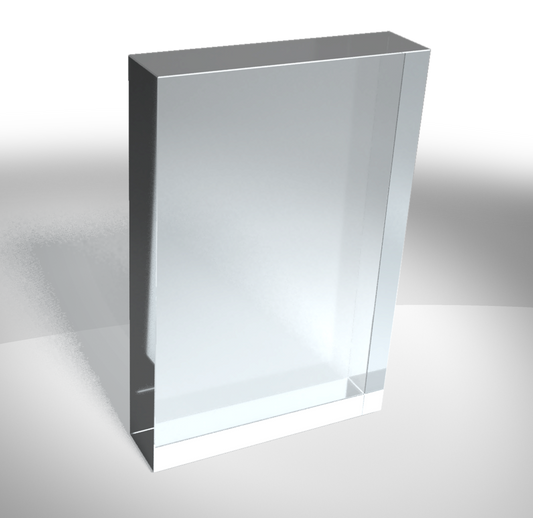 Vertical Acrylic Rectangle Award - blank