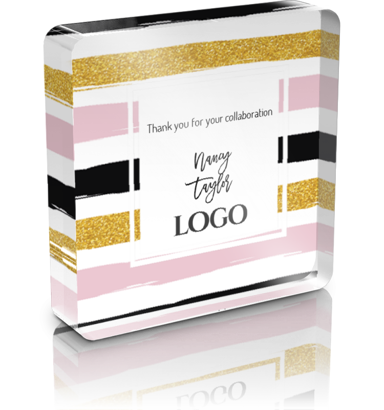 Acrylic Square Award - Ballerina