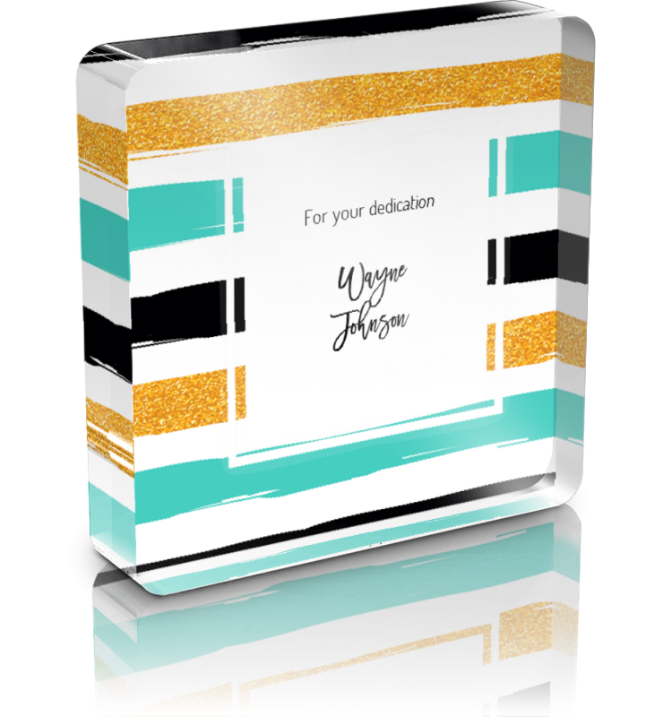 Acrylic Square Award - Ballerina